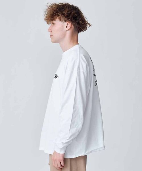 SILAS(サイラス)の「SCRIPT BASIC WIDE L/S TEE(Tシャツ/カットソー・メンズ・チャコール/グリーン/ブラック/ホワイト/バーガンディー・XL/L/M)」の16枚目の写真