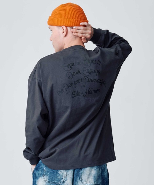 SILAS(サイラス)の「SCRIPT BASIC WIDE L/S TEE(Tシャツ/カットソー・メンズ・チャコール/グリーン/ブラック/ホワイト/バーガンディー・XL/L/M)」の20枚目の写真