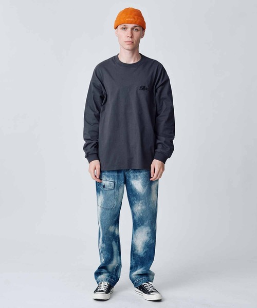 SILAS(サイラス)の「SCRIPT BASIC WIDE L/S TEE(Tシャツ/カットソー・メンズ・チャコール/グリーン/ブラック/ホワイト/バーガンディー・XL/L/M)」の21枚目の写真