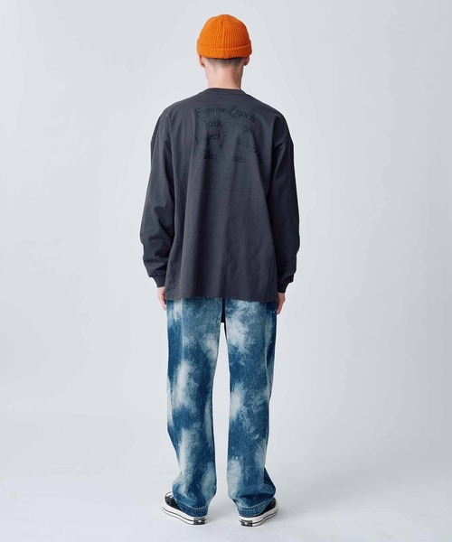 SILAS(サイラス)の「SCRIPT BASIC WIDE L/S TEE(Tシャツ/カットソー・メンズ・チャコール/グリーン/ブラック/ホワイト/バーガンディー・XL/L/M)」の22枚目の写真