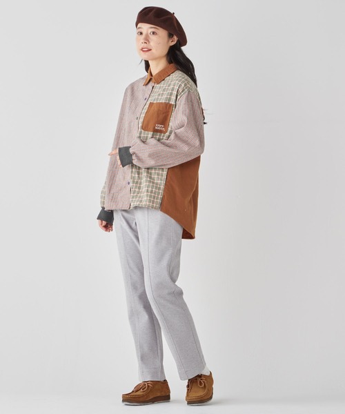 KRIFF MAYER Lady's Collection（クリフメイヤーレディースコレクション）の「ビエラハッピーシャツ（シャツ/ブラウス・レディース・ネイビー/ワインレッド/オフホワイト/カラフル/その他5・LARGE/MEDIUM）」の7枚目の写真