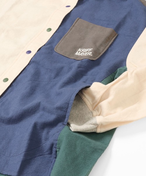 KRIFF MAYER Lady's Collection（クリフメイヤーレディースコレクション）の「ビエラハッピーシャツ（シャツ/ブラウス・レディース・ネイビー/ワインレッド/オフホワイト/カラフル/その他5・LARGE/MEDIUM）」の17枚目の写真