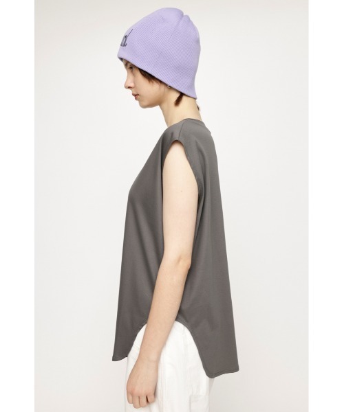 SLY（スライ）の「SILKY TOUCH TANK TOP シルキータッチ タンクトップ 肌触りの良い 無地 シンプル 大人カジュアル（タンクトップ・レディース・ブラック/グレー/オフホワイト/ピンク・FREE）」の18枚目の写真