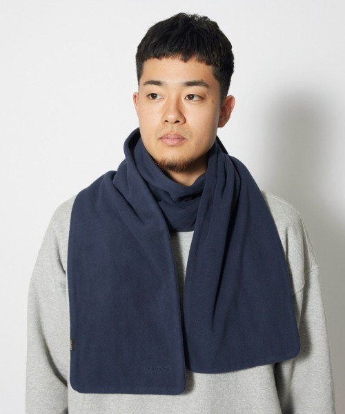 Snow Peak(スノーピーク)の「Micro Fleece Stole(ストール/ショール・メンズ・グレー/ネイビー/ブラック・ONE SIZE)」の7枚目の写真