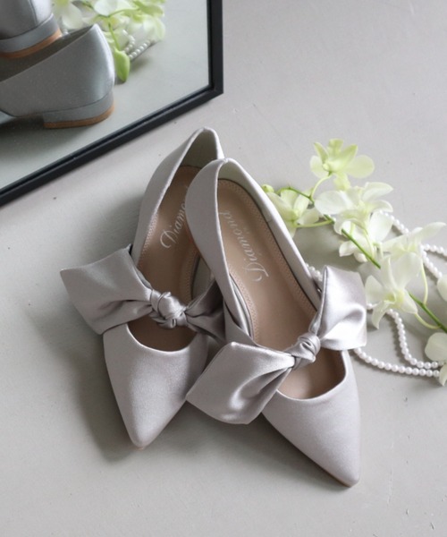 Dorry Doll（ドリードール）の「リボンフラットパンプス（パンプス・レディース・ブラック/ベージュ/グレー・S/M/L）」の15枚目の写真
