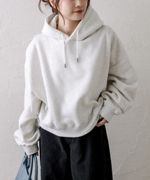 PUAL CE CIN | 【2023AW・WEB限定カラーあり】裏起毛クロップドパーカー(パーカー)