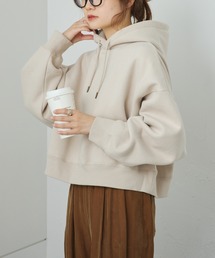【2023AW・WEB限定カラーあり】裏起毛クロップドパーカー