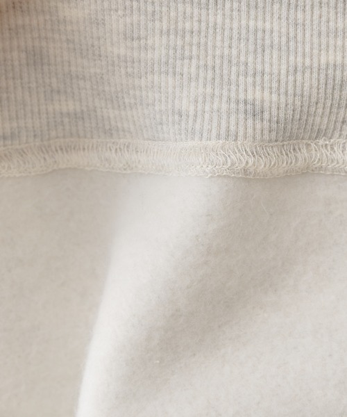 PUAL CE CIN（ピュアルセシン）の「【2023AW・WEB限定カラーあり】裏起毛クロップドパーカー（パーカー・レディース・グレイッシュベージュ/ベージュ/オートミール/オレンジ/ブラック/ブラウン・FREE）」の15枚目の写真