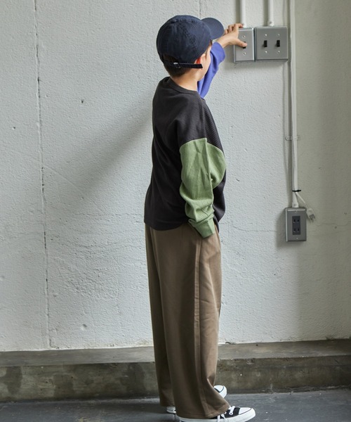 human made ワッフルロンT 2点セット PAIRMANON STREET tシャツ 「PAIRMANON STREET」切替 配色