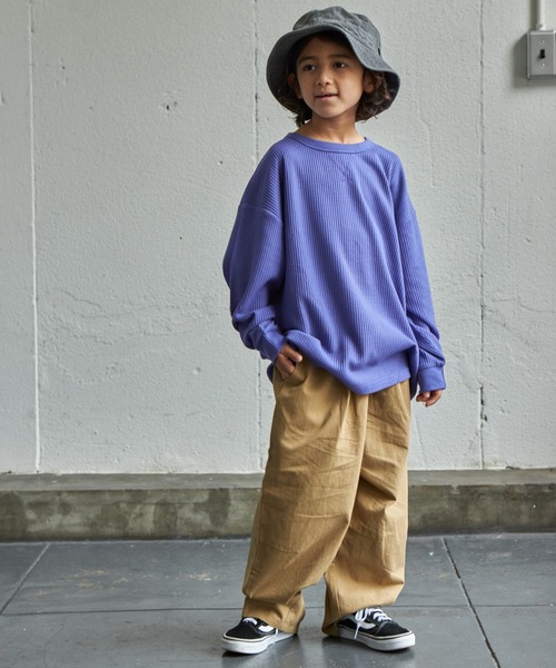 ロンハーマン　キッズ　ワッフルロンT 新品 パープル ワッフルロンT ｜ トップス ｜ 子供服のセレクトショップ