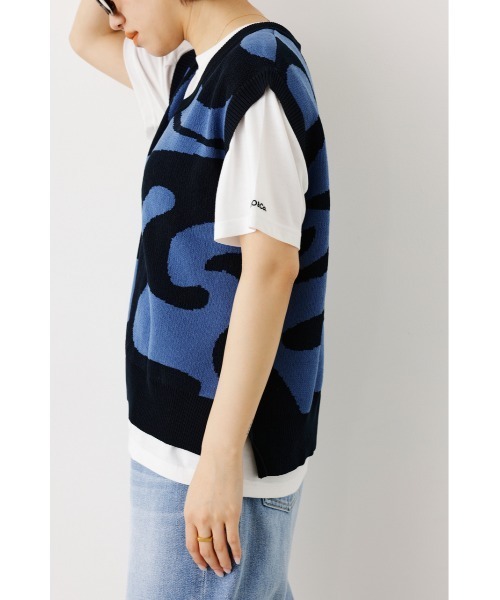 RODEO CROWNS WIDE BOWL（ロデオクラウンズワイドボウル）の「アソートパターンニットベストセット（ベスト・レディース・ブラック系その他/グリーン系その他/ブルー系その他・FREE）」の11枚目の写真