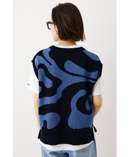 RODEO CROWNS WIDE BOWL（ロデオクラウンズワイドボウル）の「アソートパターンニットベストセット（ベスト・レディース・ブラック系その他/グリーン系その他/ブルー系その他・FREE）」の16枚目の写真