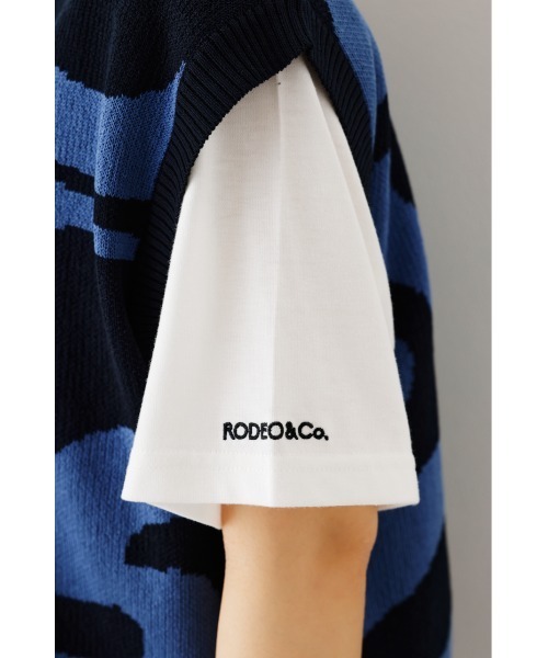 RODEO CROWNS WIDE BOWL（ロデオクラウンズワイドボウル）の「アソートパターンニットベストセット（ベスト・レディース・ブラック系その他/グリーン系その他/ブルー系その他・FREE）」の4枚目の写真