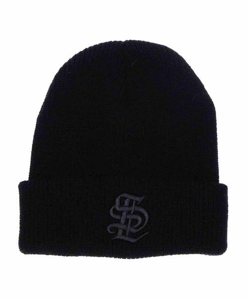 SILAS（サイラス）の「OLD ENGLISH BEANIE（ニットキャップ/ビーニー・メンズ・バーガンディー/ホワイト/ブラック・ONE SIZE）」の3枚目の写真