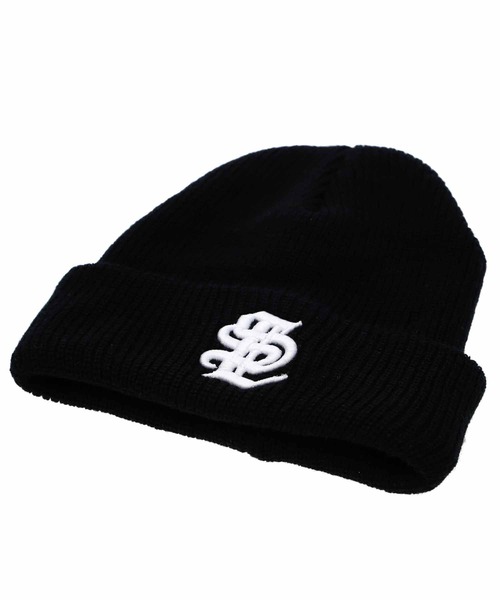 SILAS（サイラス）の「OLD ENGLISH BEANIE（ニットキャップ/ビーニー・メンズ・バーガンディー/ホワイト/ブラック・ONE SIZE）」の11枚目の写真
