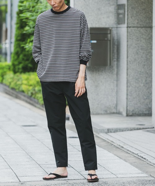 URBAN RESEARCH DOORS(アーバンリサーチドアーズ)の「リラックスイージーパンツ(その他パンツ・メンズ・グリーン系その他/チャコールグレー/ブラック・MEDIUM/LARGE)」の14枚目の写真