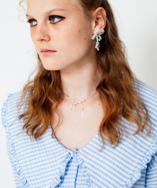 whim(ウィム)の「Silver925 Simple Ribbon Necklace(ネックレス・レディース・シルバー/ゴールド・FREE)」の7枚目の写真