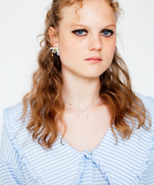 whim(ウィム)の「Silver925 Simple Ribbon Necklace(ネックレス・レディース・シルバー/ゴールド・FREE)」の6枚目の写真