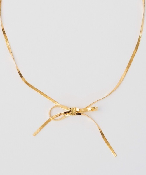 whim(ウィム)の「Silver925 Simple Ribbon Necklace(ネックレス・レディース・シルバー/ゴールド・FREE)」の14枚目の写真