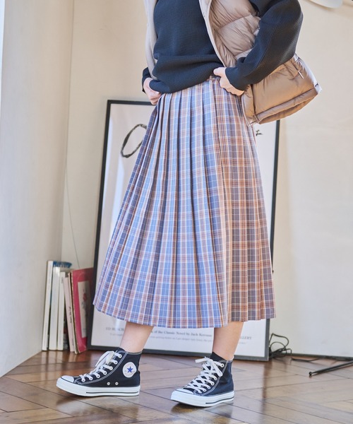 Arnold Palmer（アーノルドパーマー）の「プリーツ スカート（スカート・レディース・ブラック/グレー・S/L/M）」の2枚目の写真