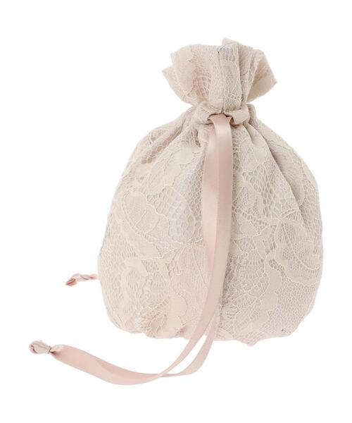 みる様ꔛ‬ෆメゾンドクチュール♡エコバッグ巾着タイプ♡ Maison de FLEUR（メゾンドフルール）の「レース巾着（エコ