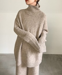 select MOCA by son | リブタートルニットトップス(ニット/セーター)