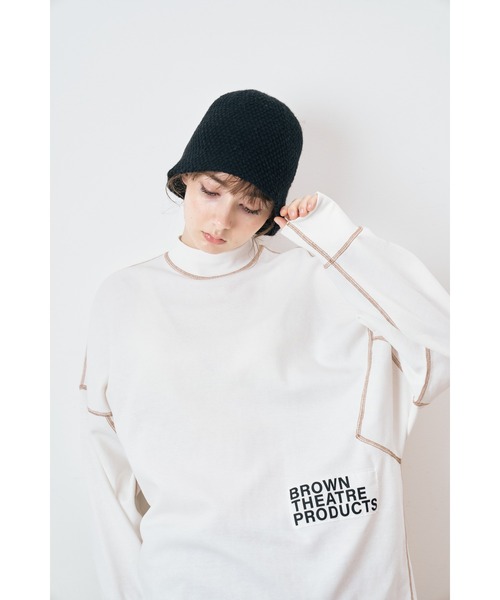 THEATRE PRODUCTS(シアタープロダクツ)の「ラベルバケットハット(ハット・レディース・ブラック/グレー/ホワイト・FREE)」の20枚目の写真