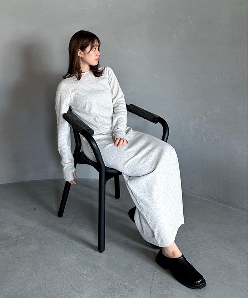 【TALL/2Tサイズあり】カットリブロングワンピース(ワンピース)|feepur(フェピュール) 【TALL/2Tサイズあり】カットリブロングワンピース(ワンピース)|feepur(フェピュール)