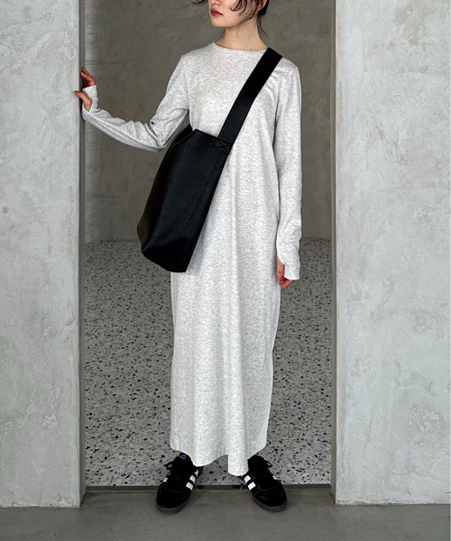 【TALL/2Tサイズあり】カットリブロングワンピース(ワンピース)|feepur(フェピュール) 【TALL/2Tサイズあり】カットリブロングワンピース(ワンピース)|feepur(フェピュール)