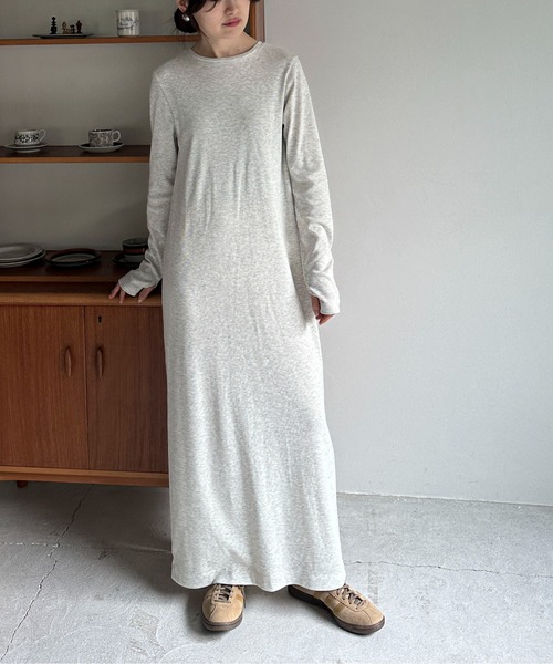 【TALL/2Tサイズあり】カットリブロングワンピース(ワンピース)|feepur(フェピュール) 【TALL/2Tサイズあり】カットリブロングワンピース(ワンピース)|feepur(フェピュール)