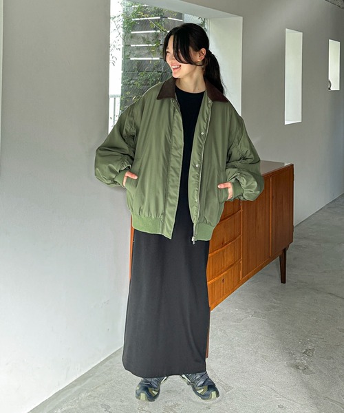 【TALL/2Tサイズあり】カットリブロングワンピース(ワンピース)|feepur(フェピュール) 【TALL/2Tサイズあり】カットリブロングワンピース(ワンピース)|feepur(フェピュール)