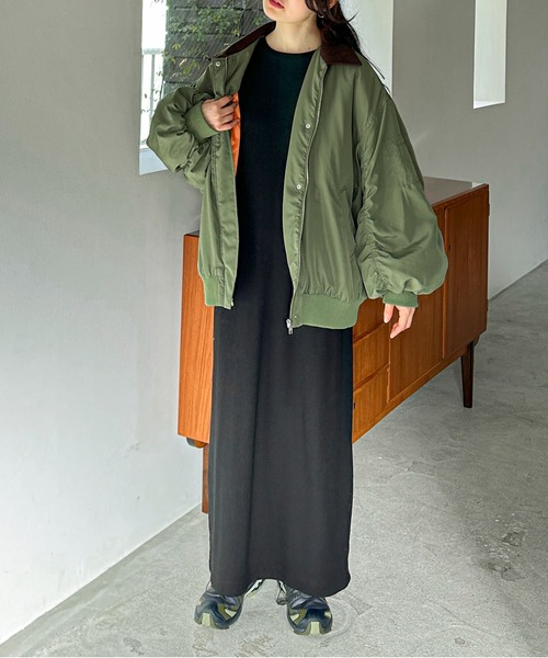 【TALL/2Tサイズあり】カットリブロングワンピース(ワンピース)|feepur(フェピュール) 【TALL/2Tサイズあり】カットリブロングワンピース(ワンピース)|feepur(フェピュール)