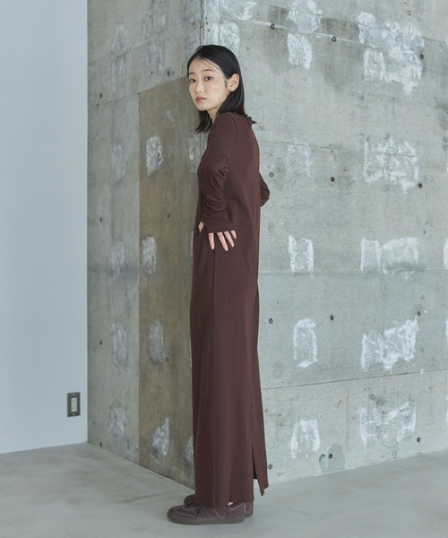 BRILL 今期カットソーロングワンピース ブラック　36 item353144774701-1-2.jpg