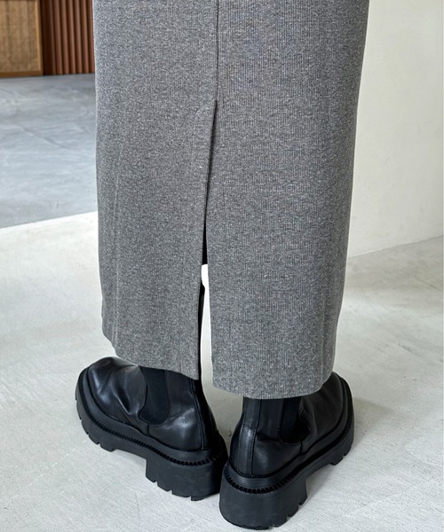 【TALL/2Tサイズあり】カットリブロングワンピース(ワンピース)|feepur(フェピュール) 【TALL/2Tサイズあり】カットリブロングワンピース(ワンピース)|feepur(フェピュール)