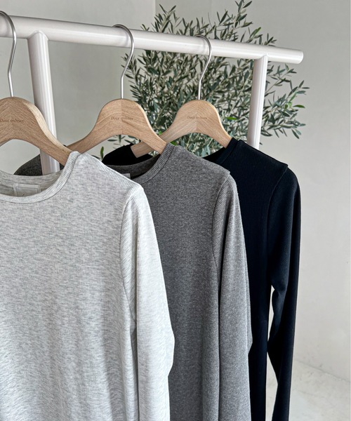 【TALL/2Tサイズあり】カットリブロングワンピース(ワンピース)|feepur(フェピュール) 【TALL/2Tサイズあり】カットリブロングワンピース(ワンピース)|feepur(フェピュール)