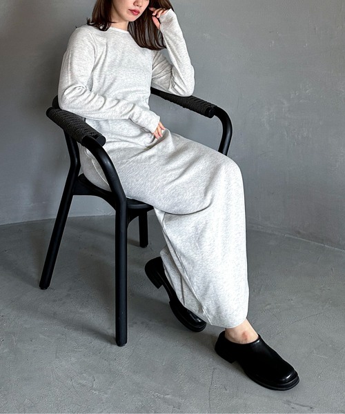 【TALL/2Tサイズあり】カットリブロングワンピース(ワンピース)|feepur(フェピュール) 【TALL/2Tサイズあり】カットリブロングワンピース(ワンピース)|feepur(フェピュール)