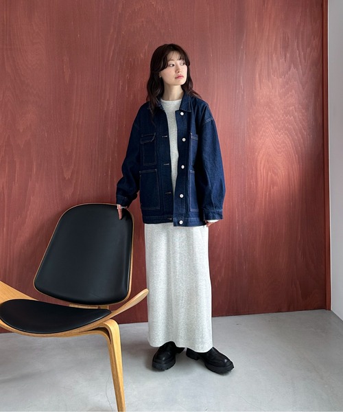 【TALL/2Tサイズあり】カットリブロングワンピース(ワンピース)|feepur(フェピュール) 【TALL/2Tサイズあり】カットリブロングワンピース(ワンピース)|feepur(フェピュール)