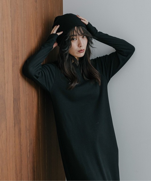 【TALL/2Tサイズあり】カットリブロングワンピース(ワンピース)|feepur(フェピュール) 【TALL/2Tサイズあり】カットリブロングワンピース(ワンピース)|feepur(フェピュール)