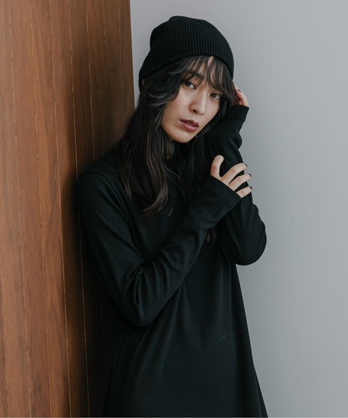 【TALL/2Tサイズあり】カットリブロングワンピース(ワンピース)|feepur(フェピュール) 【TALL/2Tサイズあり】カットリブロングワンピース(ワンピース)|feepur(フェピュール)