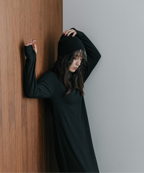 【TALL/2Tサイズあり】カットリブロングワンピース(ワンピース)|feepur(フェピュール) 【TALL/2Tサイズあり】カットリブロングワンピース(ワンピース)|feepur(フェピュール)