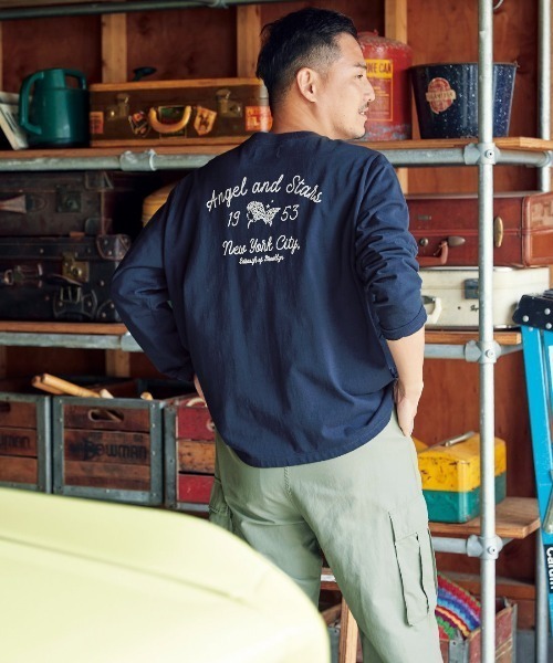 サニークラウズ かっこいい長袖Tシャツ〈メンズ〉（Tシャツ