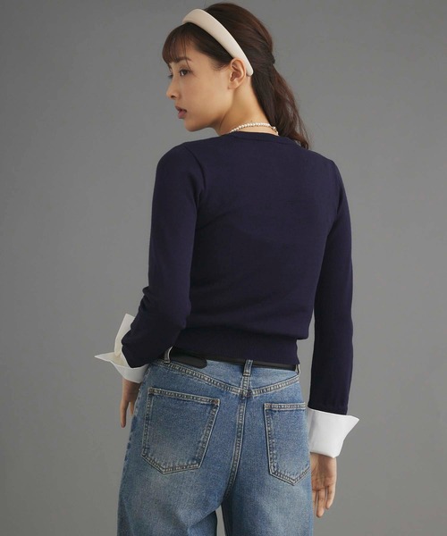 ロングカフスニットプルオーバー（ニット/セーター）｜fifth（フィフス