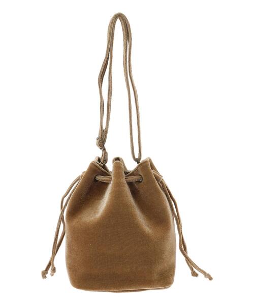 ehka sopo（エヘカソポ）の「ベロア巾着バッグ（ハンドバッグ・レディース・ベージュ/ブルー/ブラック・F）」の12枚目の写真