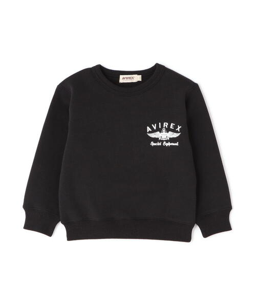 AVIREX(アヴィレックス)の「《KIDS / キッズ》VARSITY LOGO CREWNECK SWEAT / バーシティ ロゴ クルーネック スウェット / AVIREX / アヴィレックス(スウェット・キッズ・オレンジ/ブラック/その他17・100/120/140)」の4枚目の写真