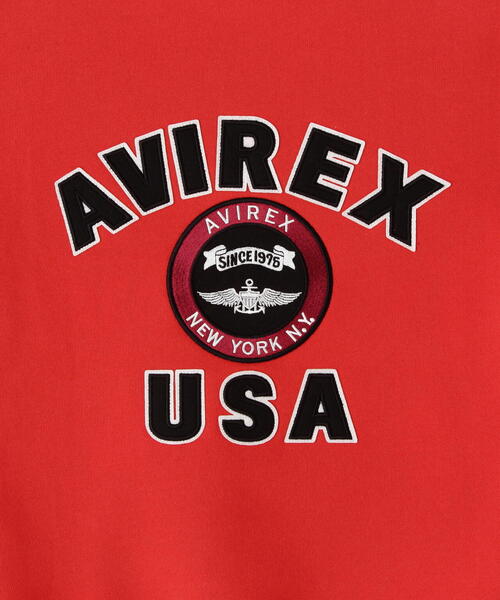 AVIREX(アヴィレックス)の「《KIDS / キッズ》VARSITY LOGO CREWNECK SWEAT / バーシティ ロゴ クルーネック スウェット / AVIREX / アヴィレックス(スウェット・キッズ・オレンジ/ブラック/その他17・100/120/140)」の12枚目の写真
