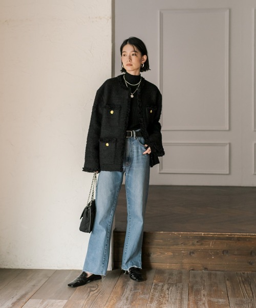 RIVE DROITE（リヴドロワ）の「ツイードオーバージャケット（その他