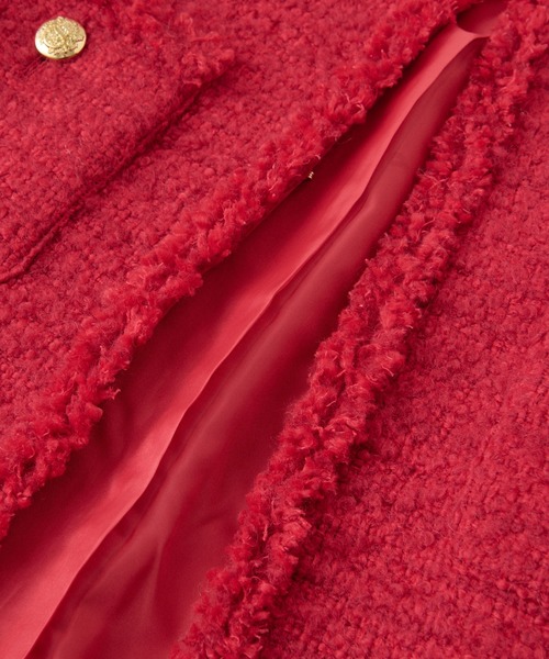 RIVE DROITE（リヴドロワ）の「ツイードオーバージャケット（その他アウター・レディース・オフホワイト/レッド/ブラック・FREE）」の14枚目の写真