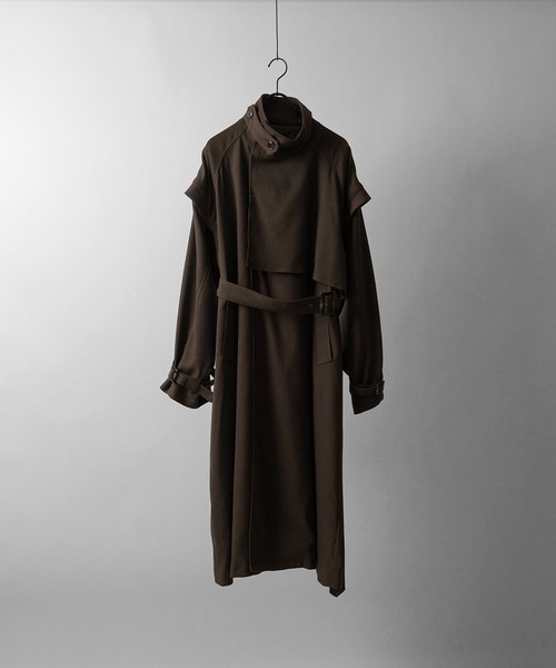 Confirm（コンファーム）の「23AW マルチway ライトトレンチコート / ジレ 【Confirm】（トレンチコート・メンズ・ブラウン/ブラック/チャコールグレー・L/M）」の11枚目の写真
