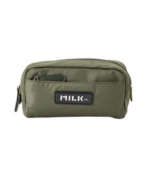 MILKFED.（ミルクフェド）の「LOGO PLATE POUCH（ポーチ・メンズ）」