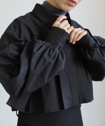 プリーツショートシャツ